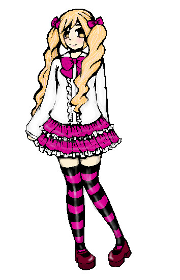 制服をハデに着こなしてるひとが書きたかった。