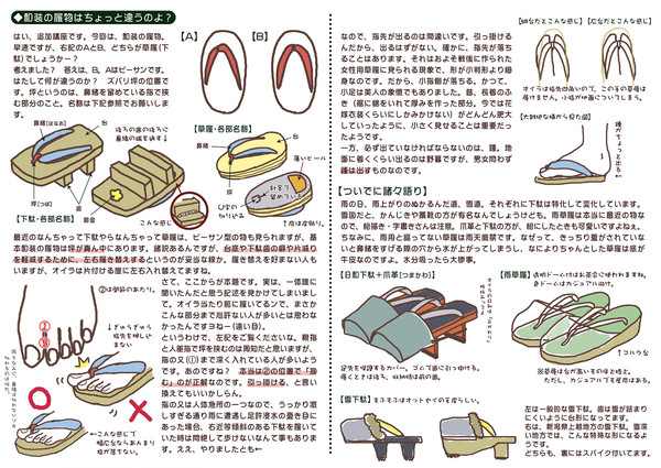 【補講】ここが変だよ、履物編。
