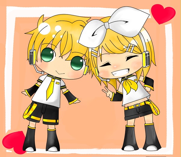 鏡音リン、レン。
