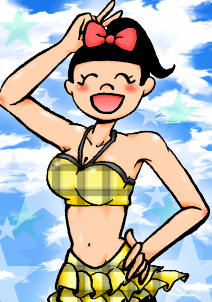 【塗らせて】常夏のあいさつガール【いただきました】