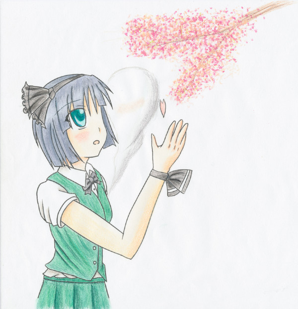 色鉛筆でもやってみたんだが