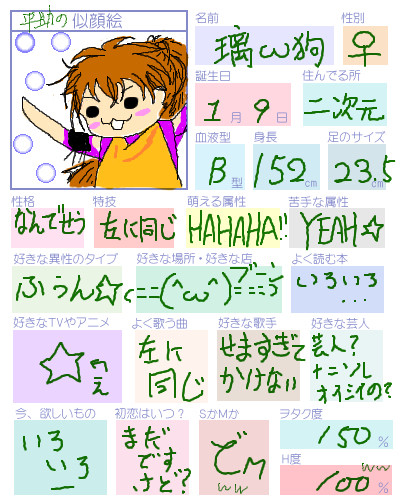 自己紹介…ぇ?遅いって?気にすんな★