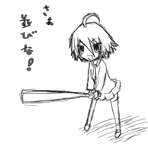 友達のオリキャラを描いてみた