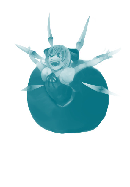 東方楽描き単色水彩4