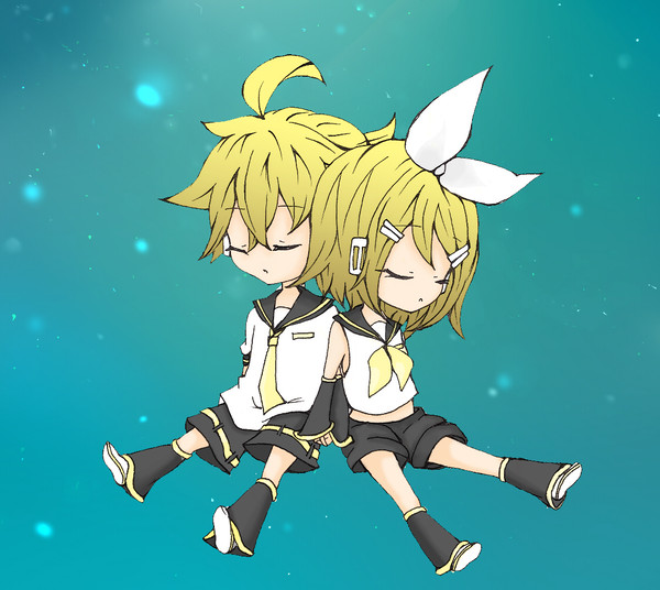 【鏡音リン・レン】塗らせていただきました