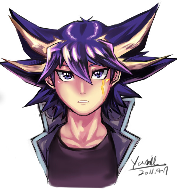遊星の顔を描いて見ました