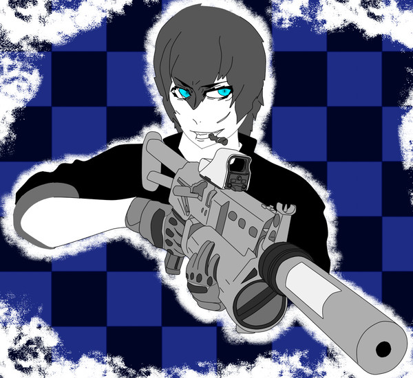 PP-19 Bizon装備　ハヤテ