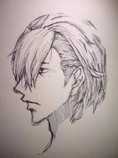三つ編みだったって今日知った。