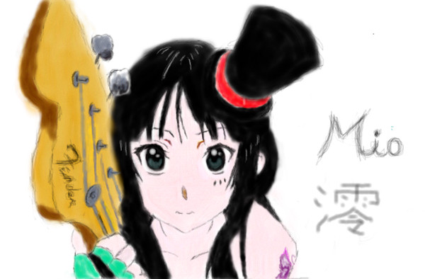 けいおん!!の澪をマウスで