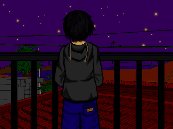 夜空?