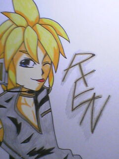 初描きレンきゅんwってかお久しぶりですw
