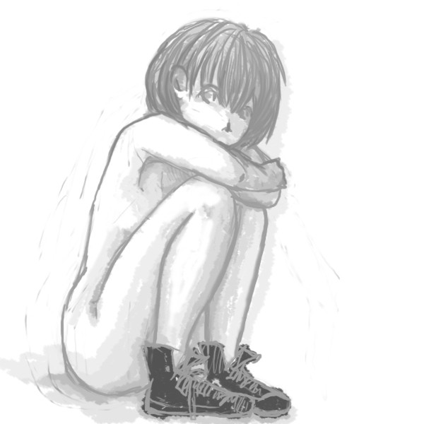 裸コンバース