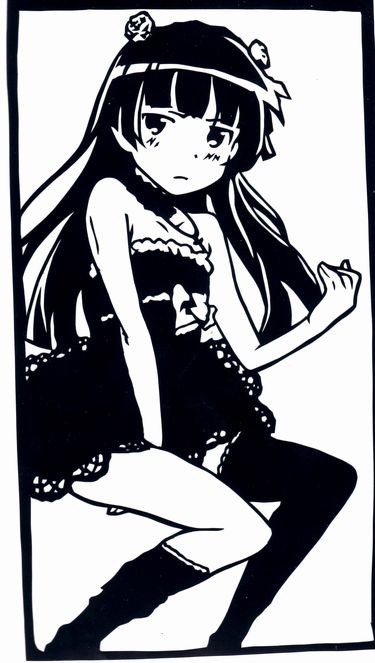 黒猫ステッカー
