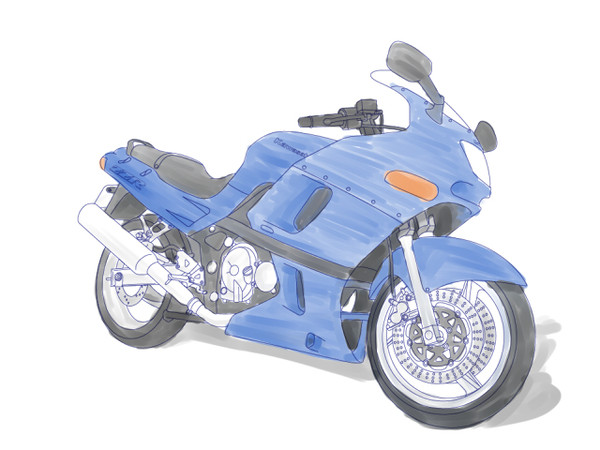 ZZR400_ラフ