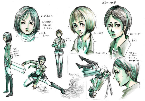 【進撃の巨人】落書き