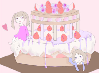 ケーキうまー