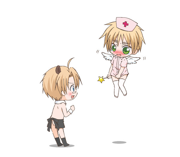 【らくがき】くまとナース
