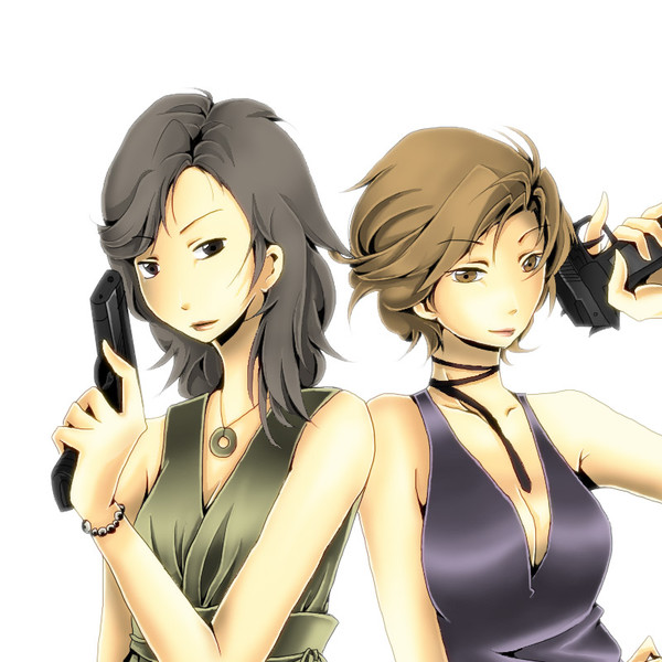 女性の鑑の二人