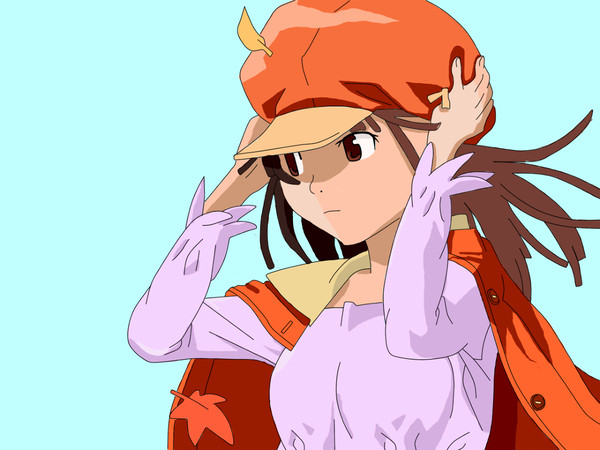 千石撫子さん描いてみました
