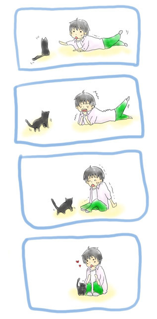 わかとぬこ。