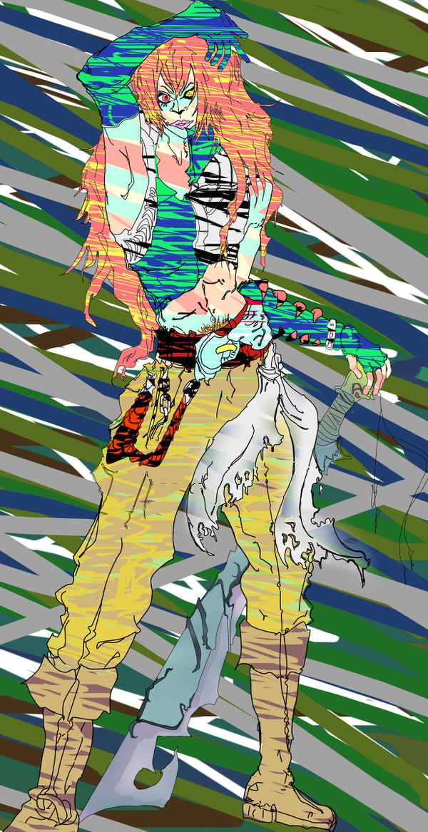 アナログ絵着色
