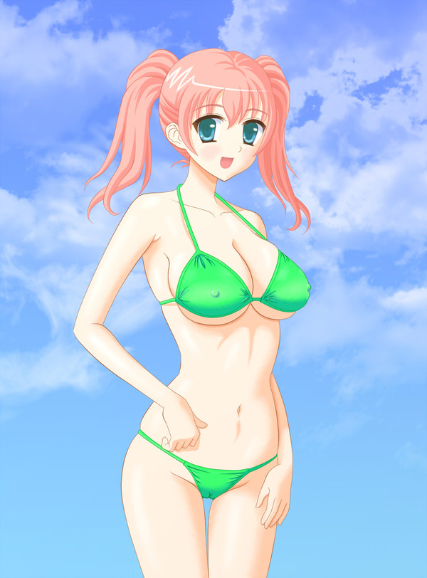 水着の子