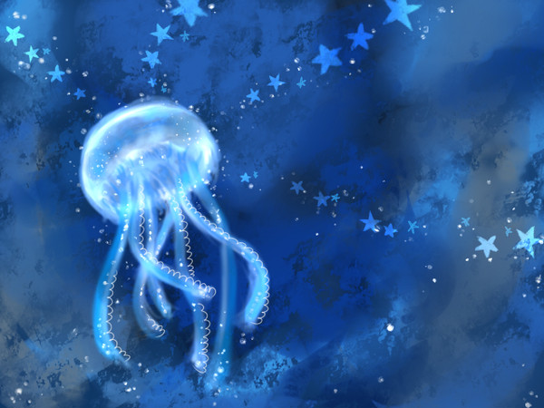 夜空のクラゲ