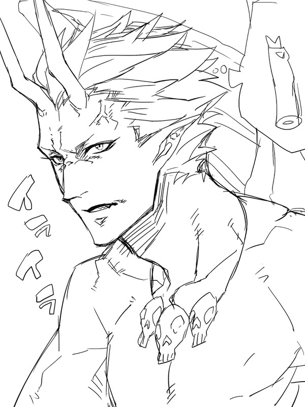 アザゼルさんらくがき