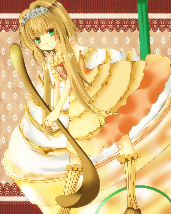 カフェ企画:擬人化キャラメルフラペチーノ