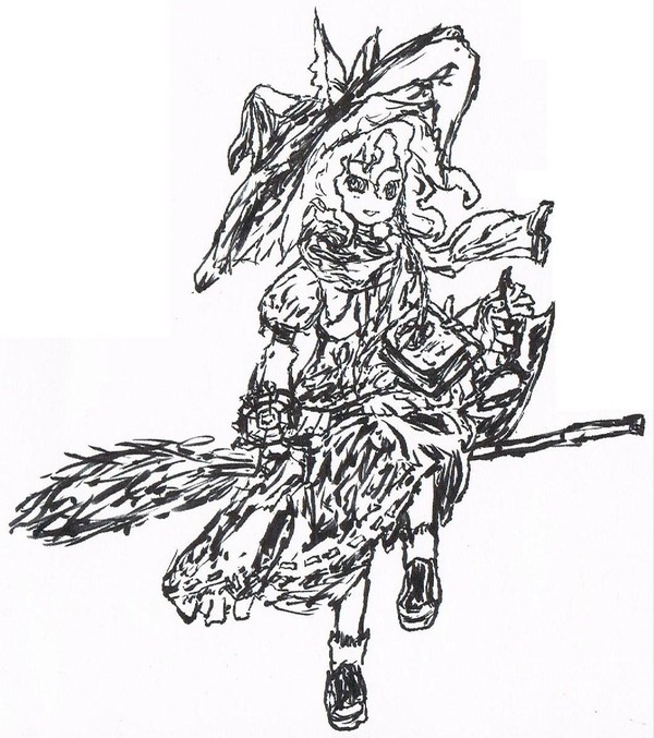 東方香霖堂の表紙魔理沙