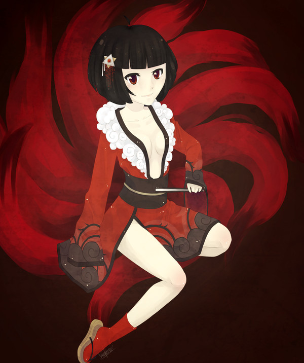 赤い女