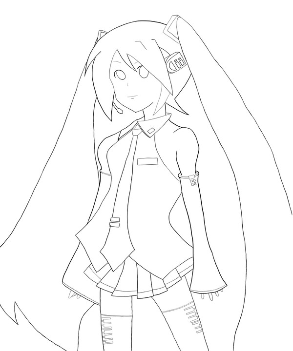模写01(初音さん)
