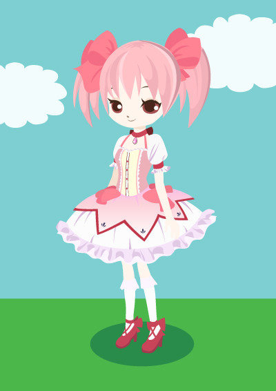 ニコッとタウンでまどか