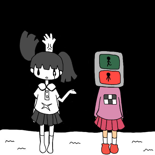 モノ子と窓付き