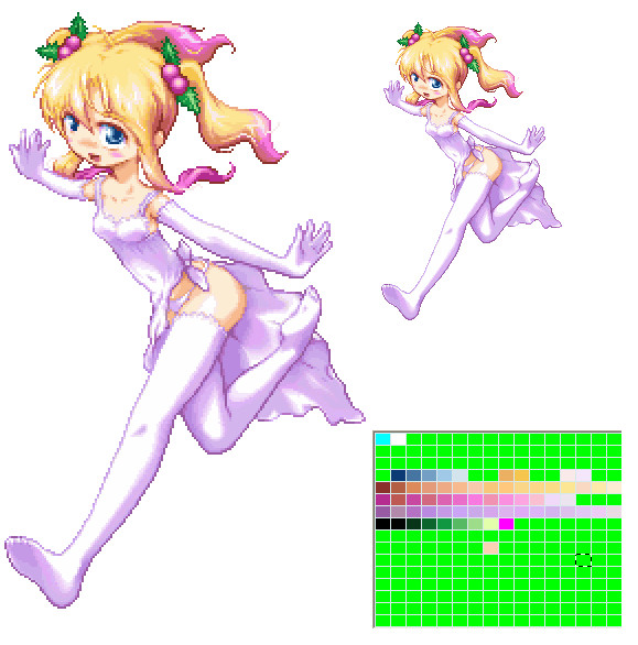 趣味のドットゑ（キャラとパレット）