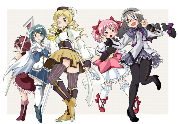 まどか☆マギカ　集合イラスト