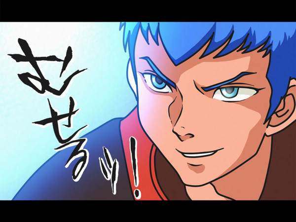 むせる人。