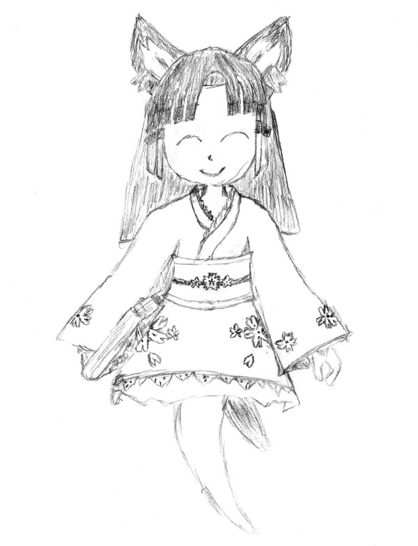 神狼牙（自キャラ）ネコマタ化