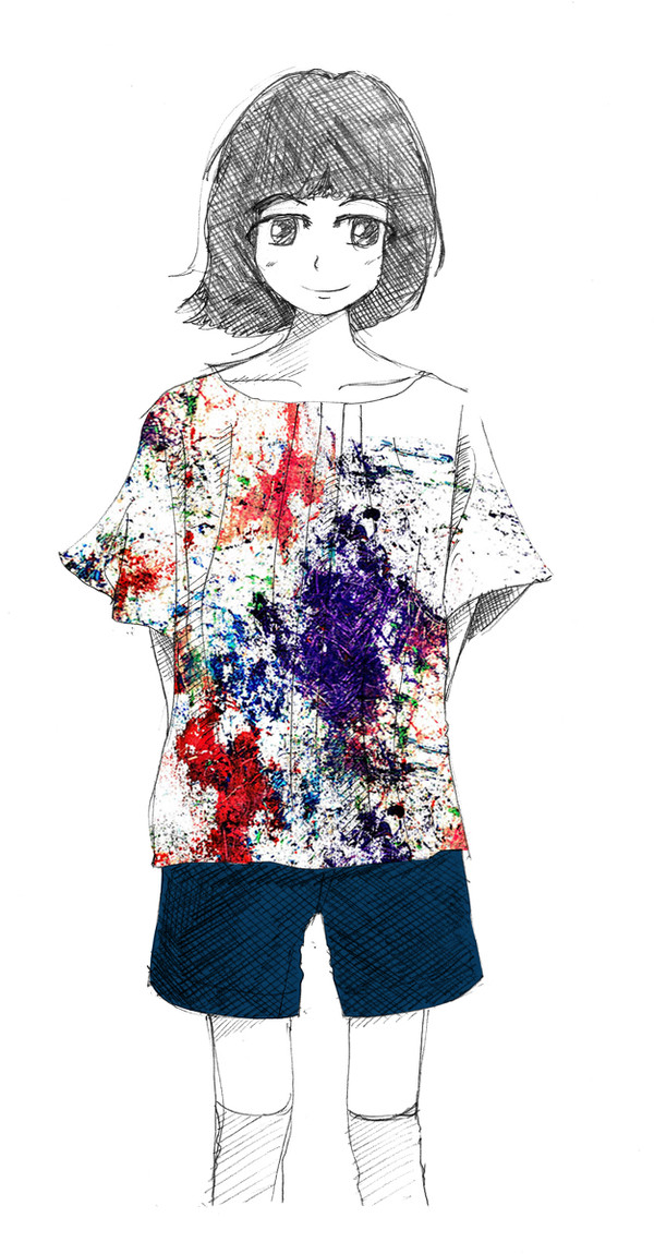 Tシャツはペンキのアトリエ