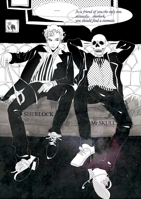sherlock and his Mr.skull