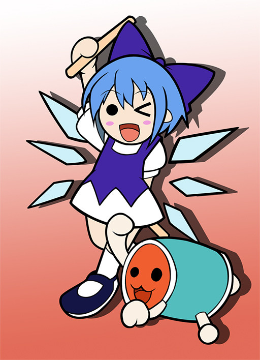 太鼓の達人風チルノ
