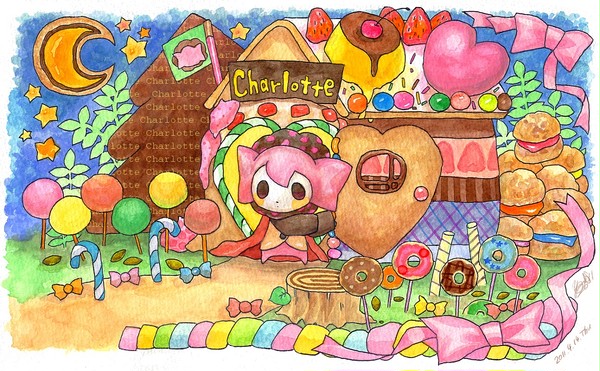 森の奥にはお菓子の魔女が住んでいました