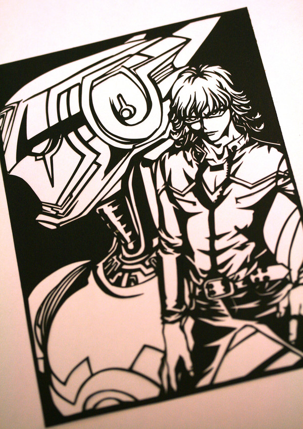 【切り絵】バーナビー・ブルックス Jr.