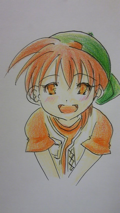 れつくんの描き方模索中