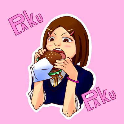 パクパク・・・モグモグ