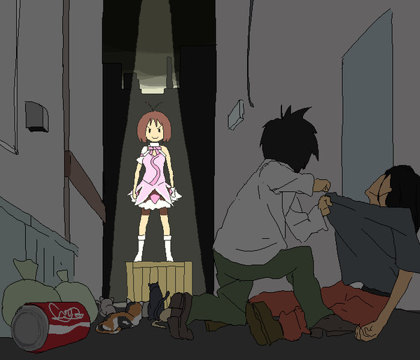 路地裏猫ライブ