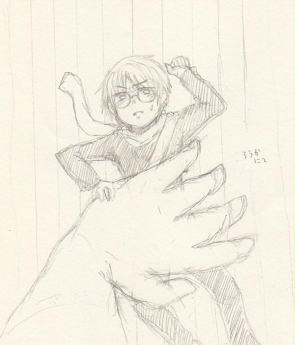 ろうかにて