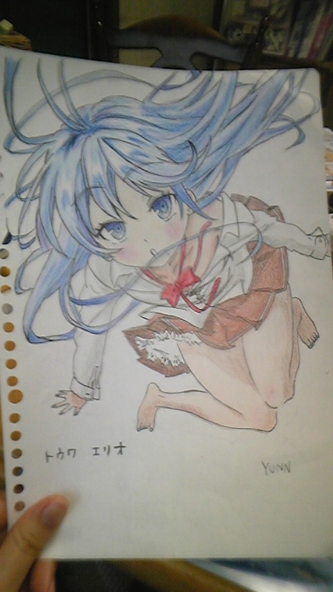 電波女と青春男<ｴﾘｵ>描いてみた!