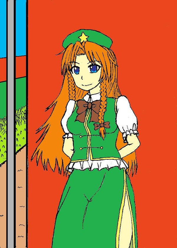 門番の休息（カラー）