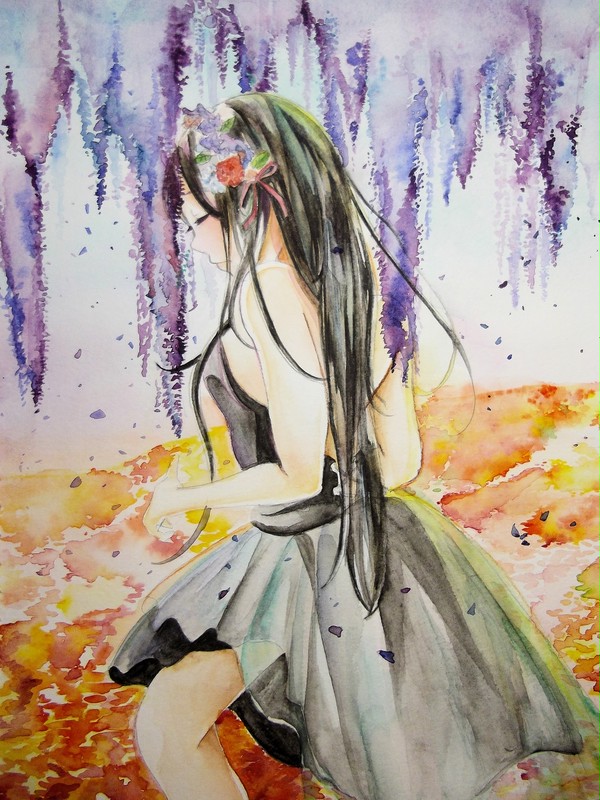 黒の花